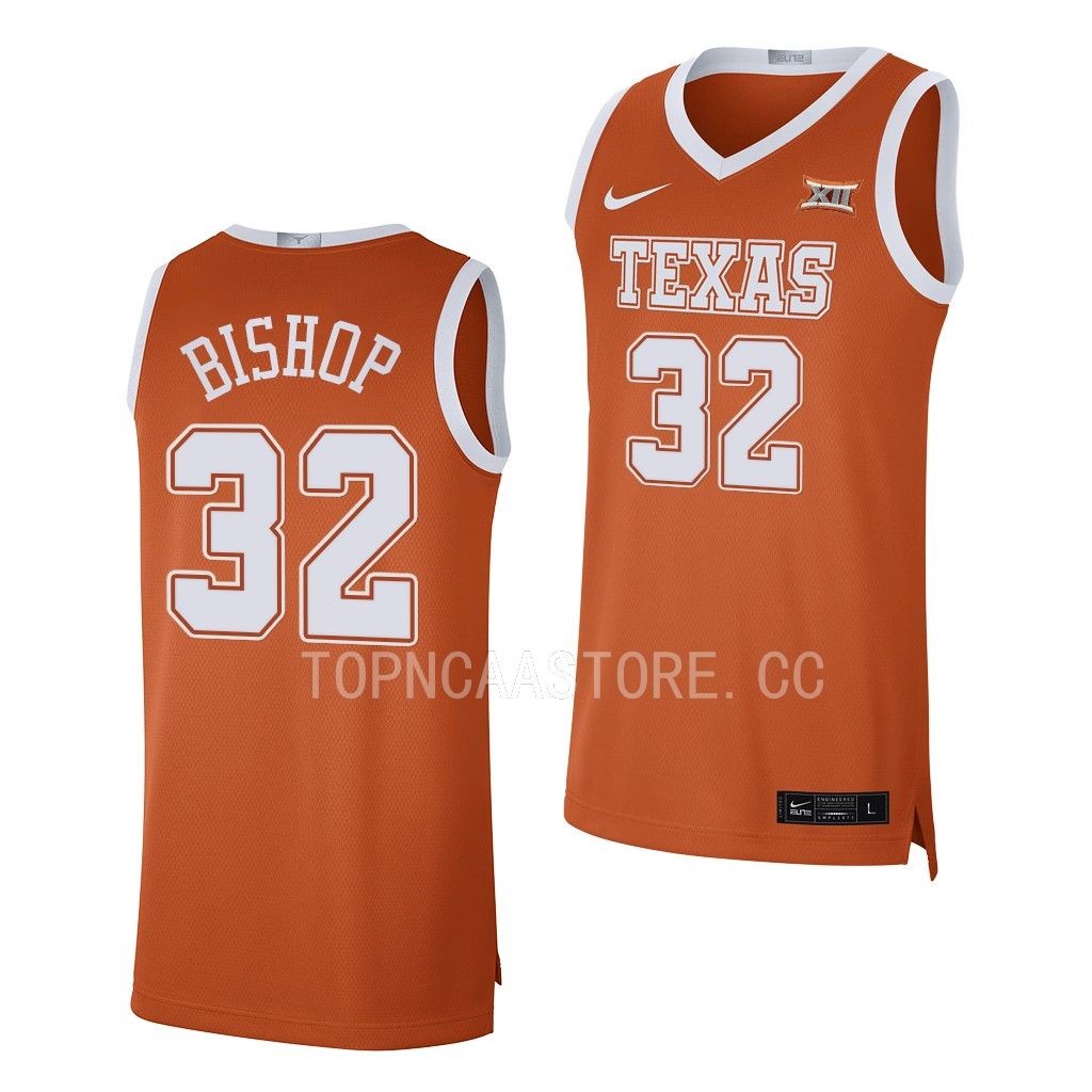 Christian Bishop #32 Texas Longhorns Limited Jersey 2022-23 Orange HFJCJGXV