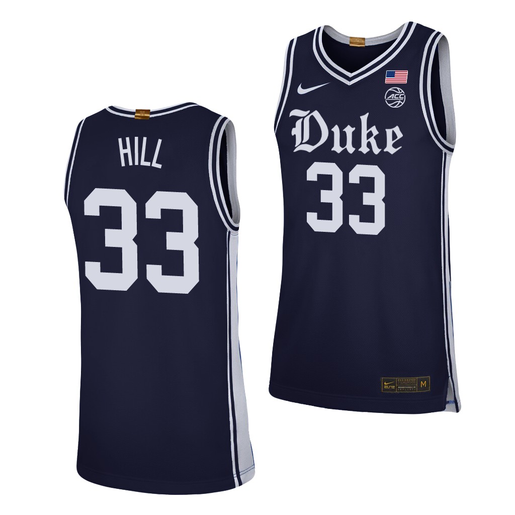 Duke Blue Devils Grant Hill Navy Alternate Brotherhood Jersey GQYY4GXV