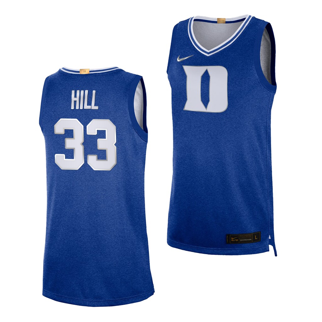 Duke Blue Devils Grant Hill Royal 100th Anniversary Rivalry Limited Jersey 99MXDGXV