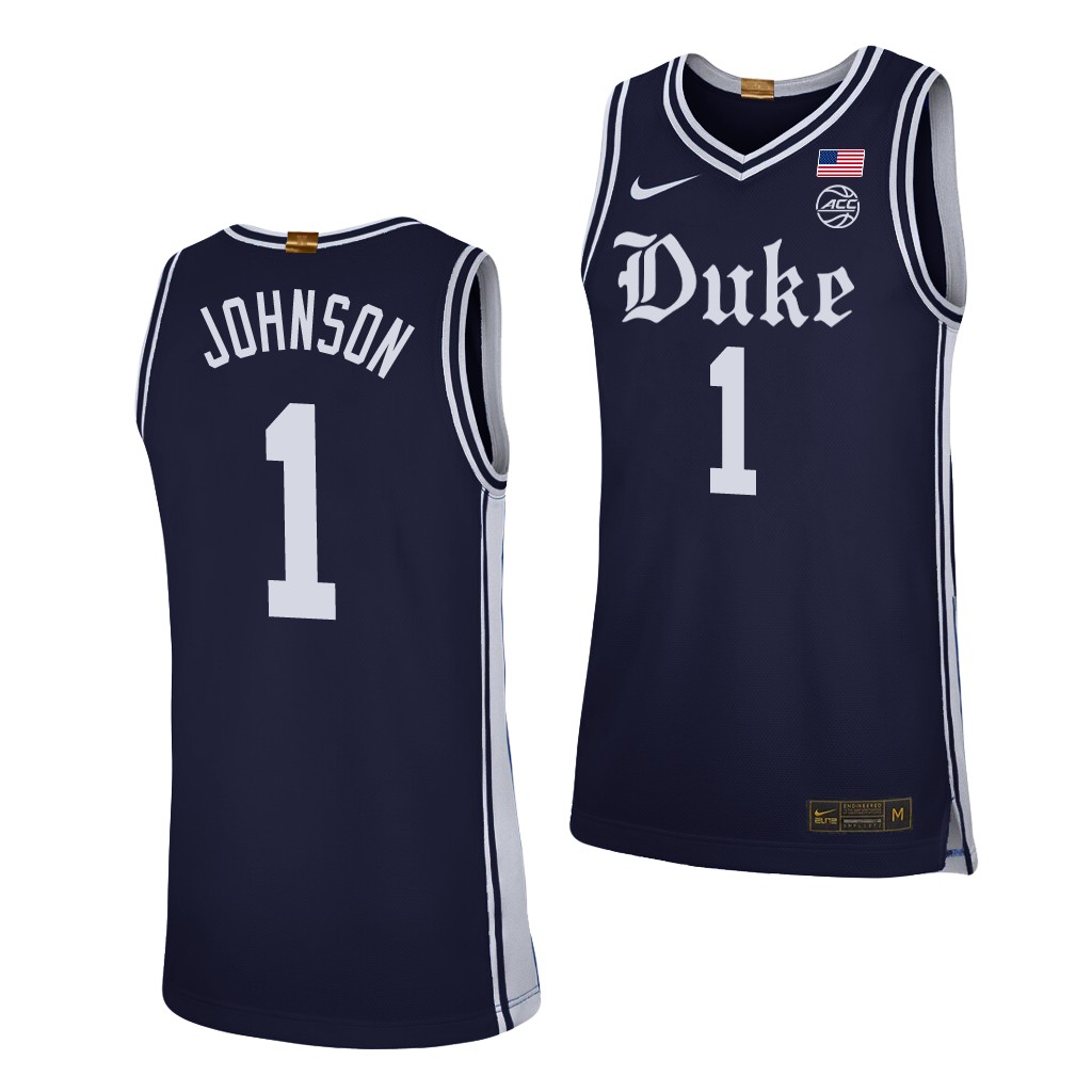 Duke Blue Devils Jalen Johnson Navy Alternate Brotherhood Jersey T4RPIGXV