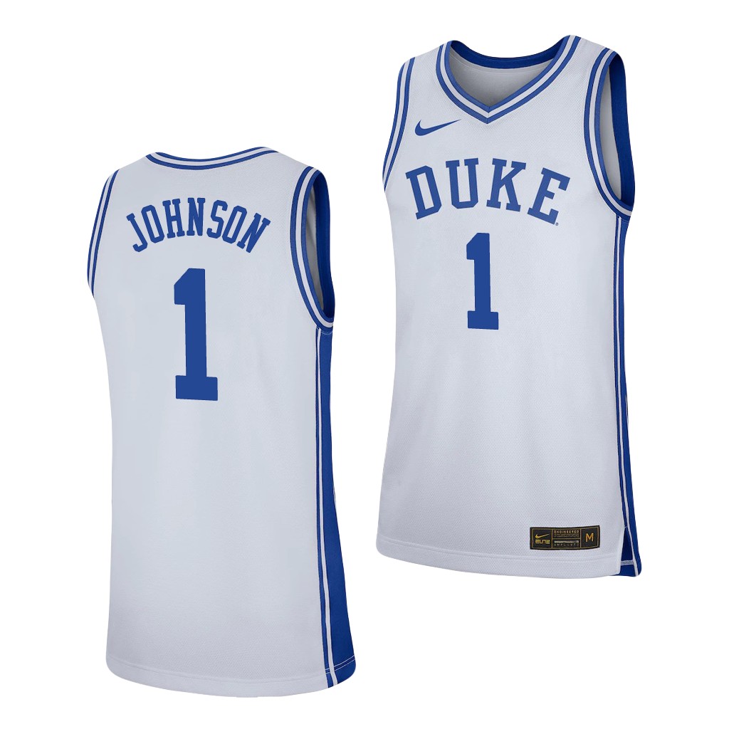 Duke Blue Devils Jalen Johnson White Jersey YDJKCGXV