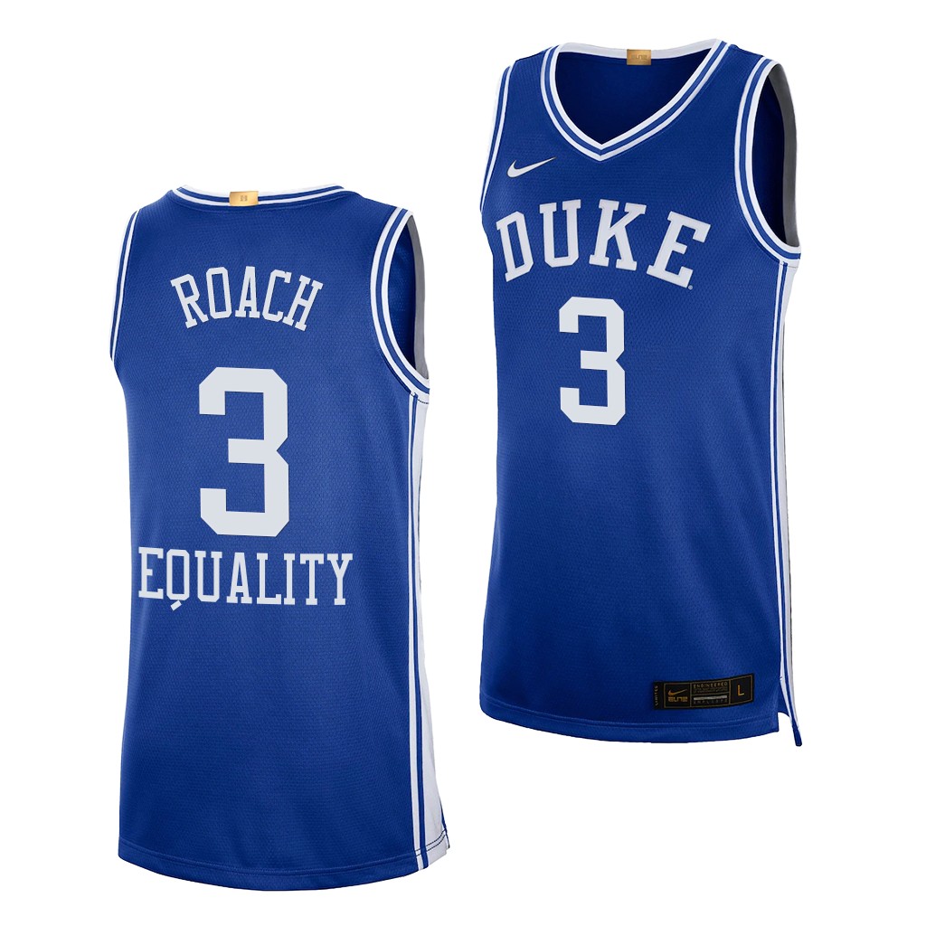 Duke Blue Devils Jeremy Roach Blue -21 Equality Social Justice Limited Jersey EY8JIGXV