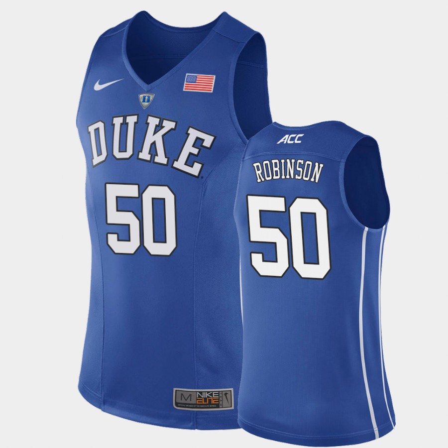 Duke Blue Devils Justin Robinson Royal -20 Jersey MTM9JGXV