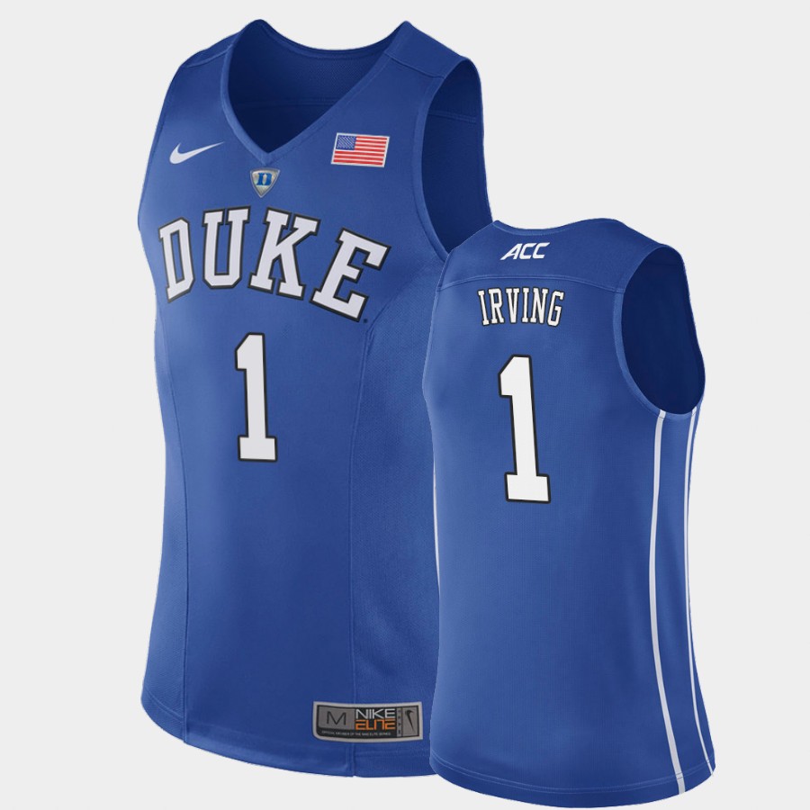 Duke Blue Devils Kyrie Irving Royal History Player Jersey Q9RVNGXV
