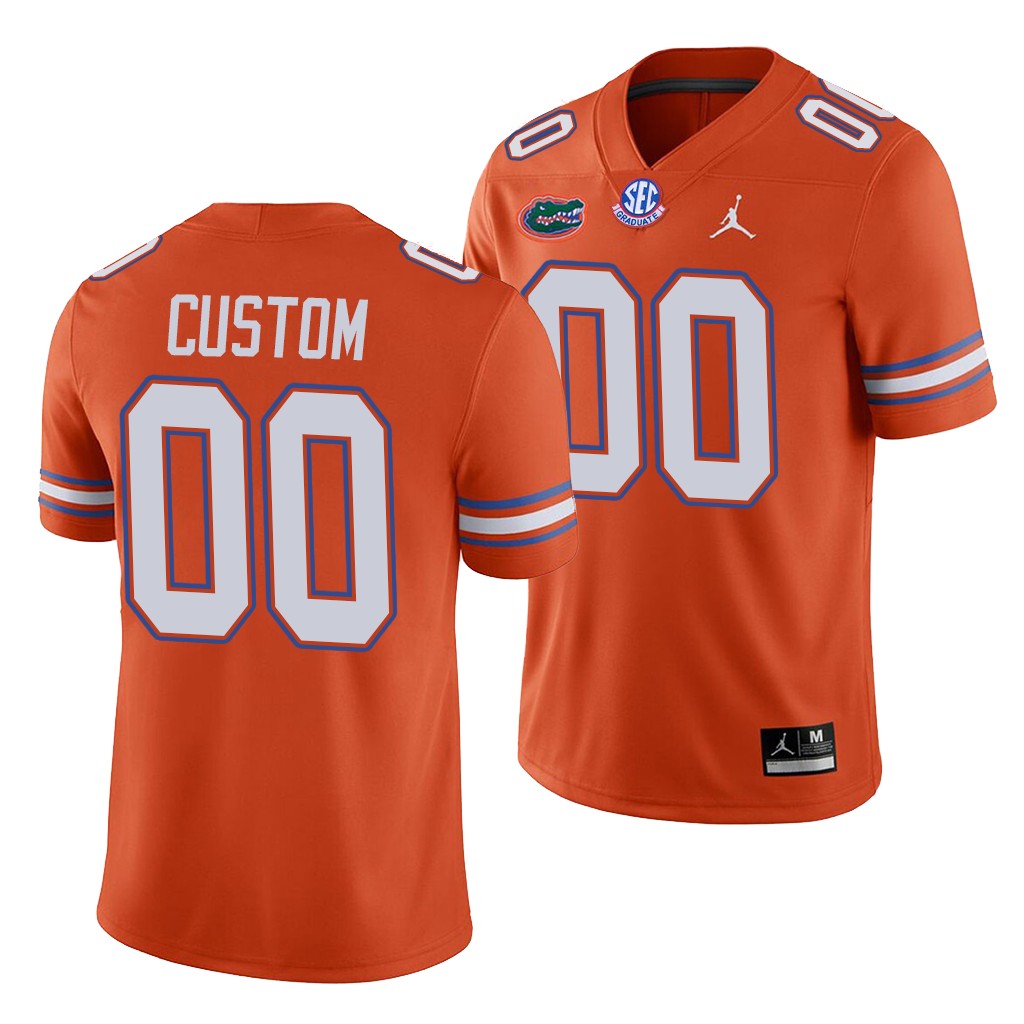 Florida Gators Custom Orange College Alternate Game Jersey W687WGXV