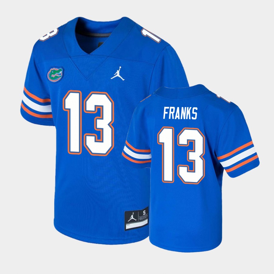 Florida Gators Feleipe Franks Royal Game College Jersey 4N306GXV