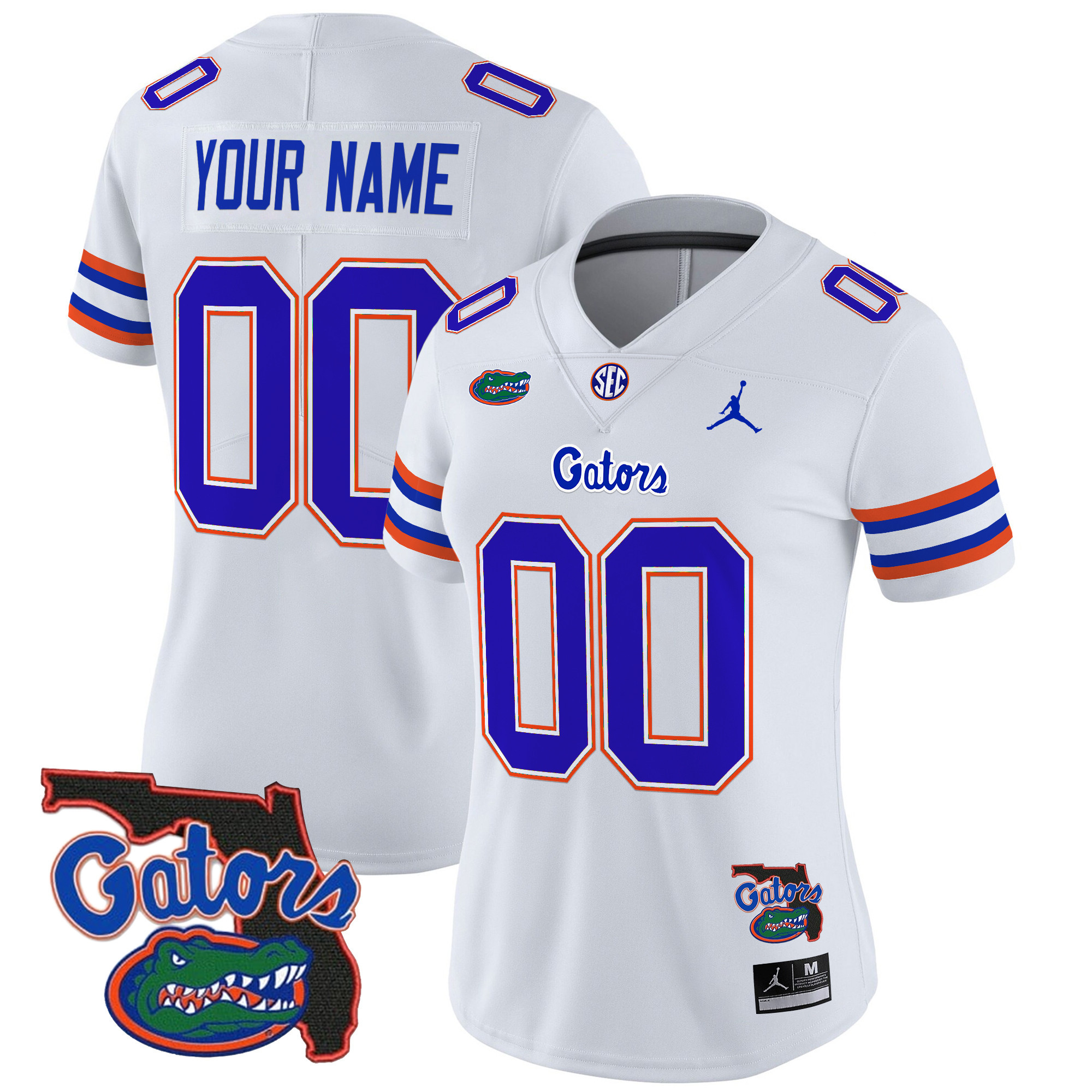 Florida Gators Florida Patch Vapor Limited Custom Jersey - All Stitched #12 VI0QOGXV