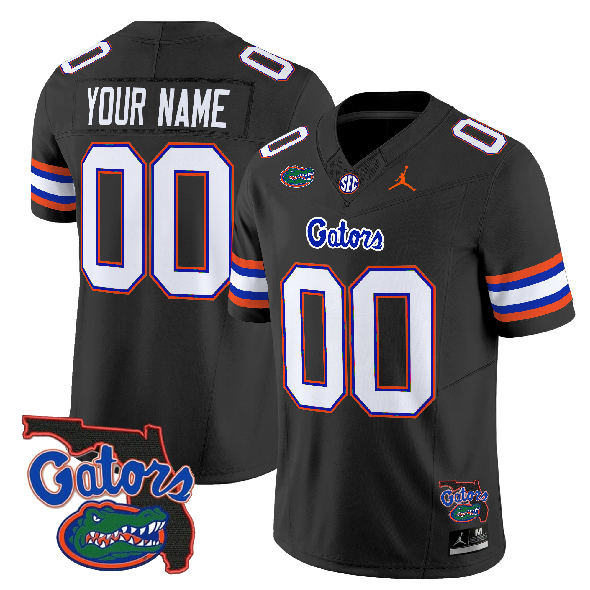 Florida Gators Florida Patch Vapor Limited Custom Jersey - All Stitched #3 SJ60WGXV