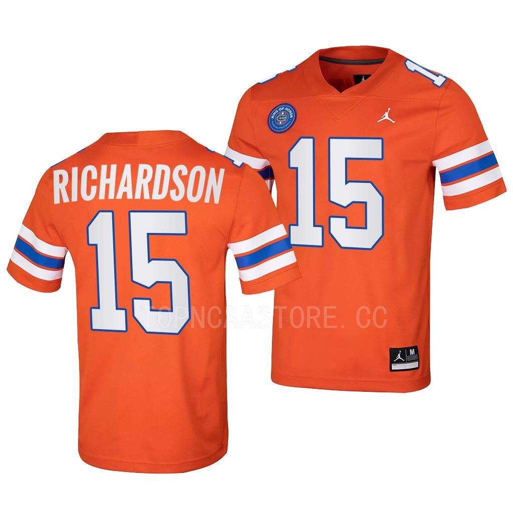 Florida Gators Ring Of Honor Anthony Richardson #15 Orange Jersey GP03KGXV