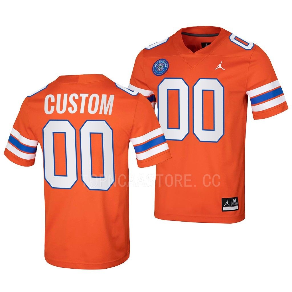 Florida Gators Ring Of Honor Custom #00 Orange Jersey 40LNXGXV