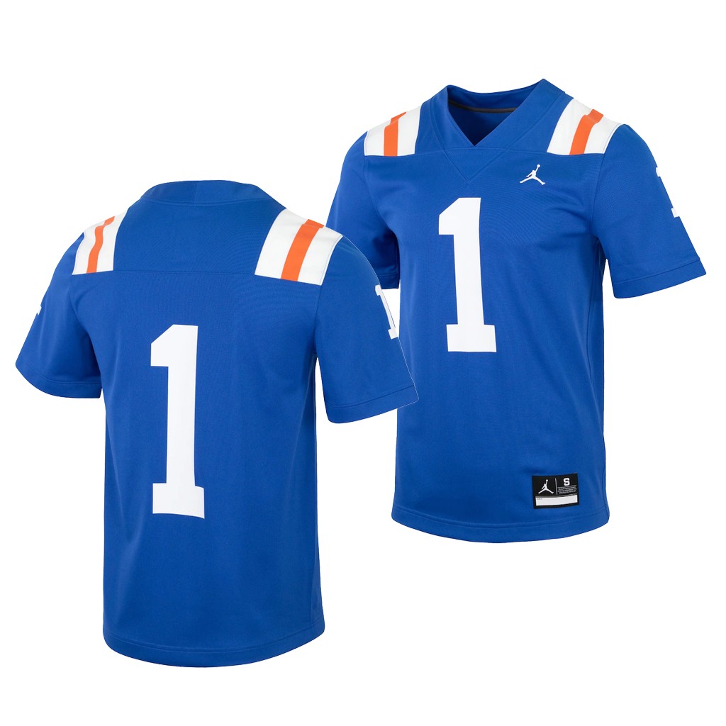 Florida Gators Royal College Throwback Jersey JT6ILGXV