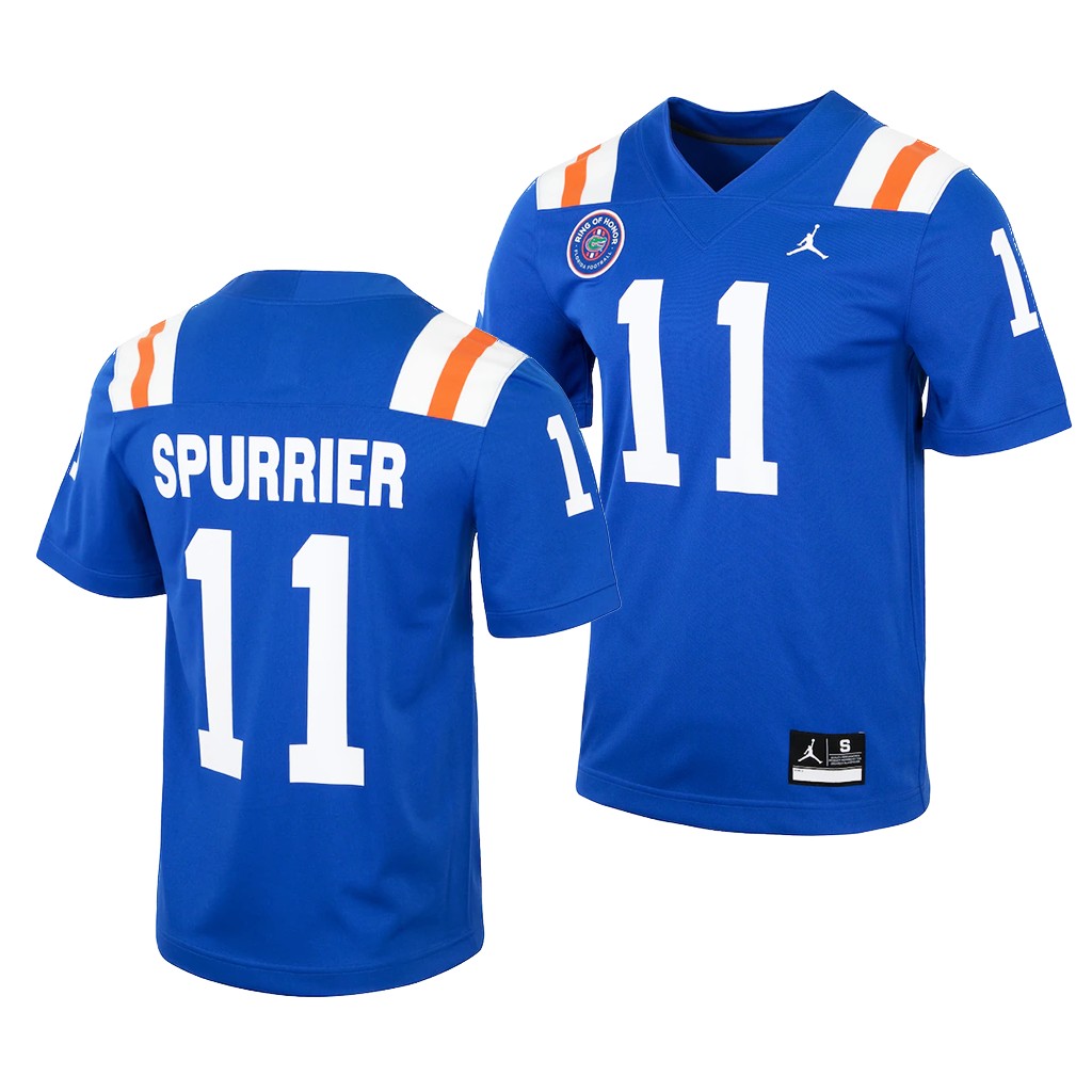 Florida Gators Steve Spurrier 11 Royal Ring of Honor Alternate Jersey Men PCCYRGXV