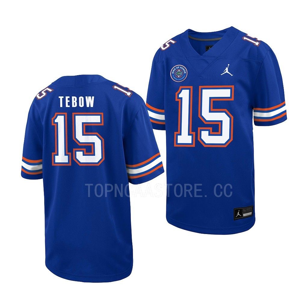 Florida Gators Tim Tebow Ring of Honor Untouchable Jersey Youth Royal 40WNKGXV