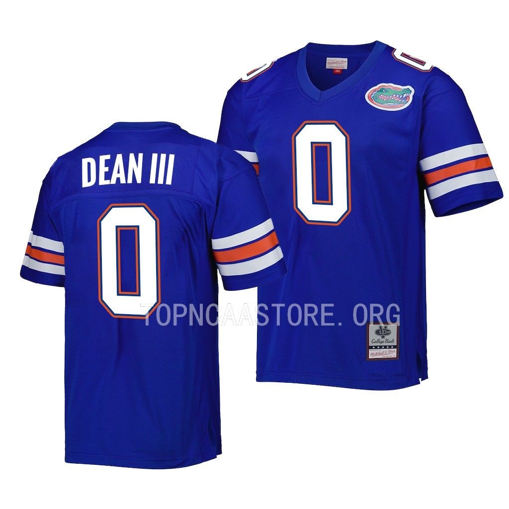 Florida Gators Trey Dean III Jersey Legacy Royal #0 Shirt 8TT8QGXV