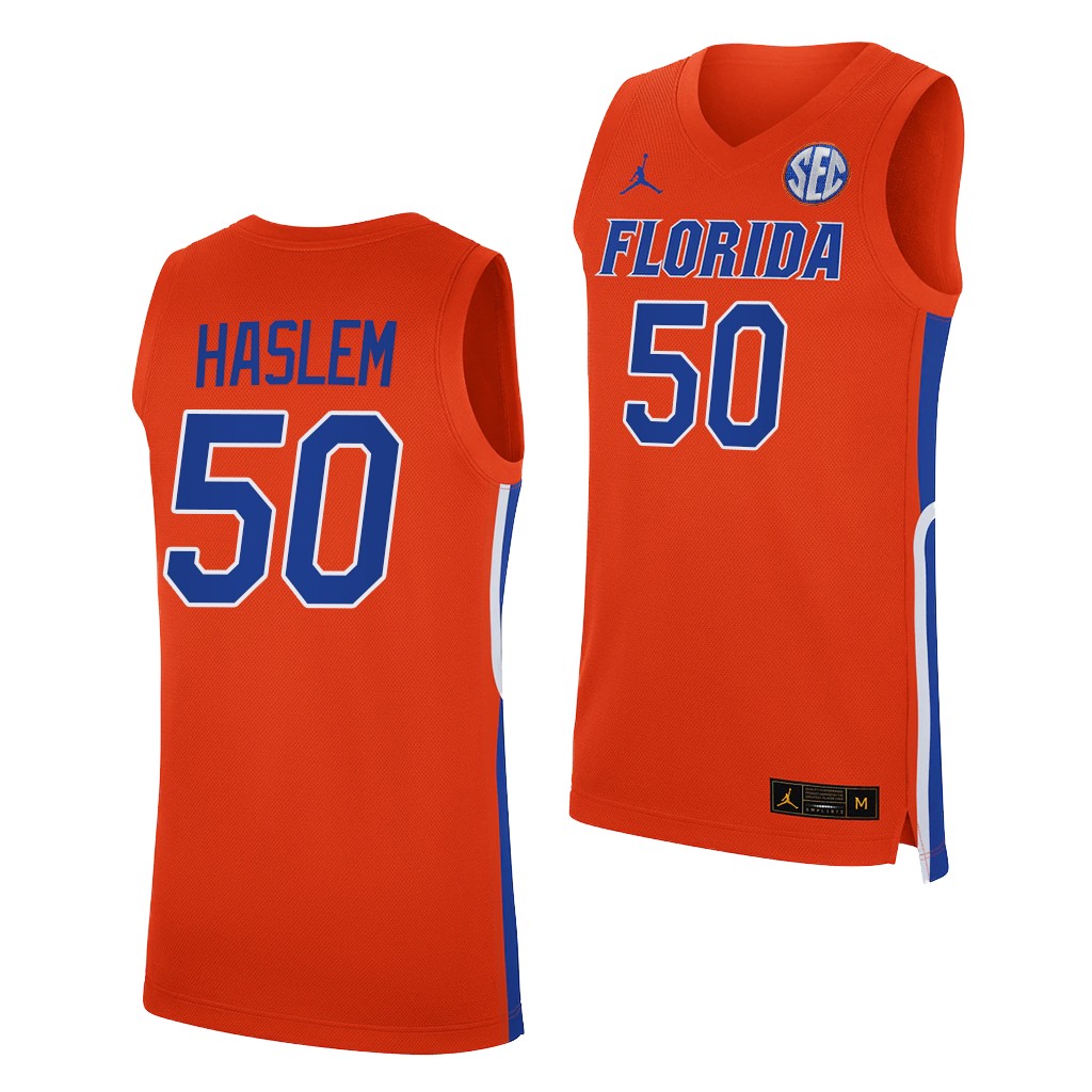 Florida Gators Udonis Haslem #50 Orange Alumni Jersey College 6BGMDGXV