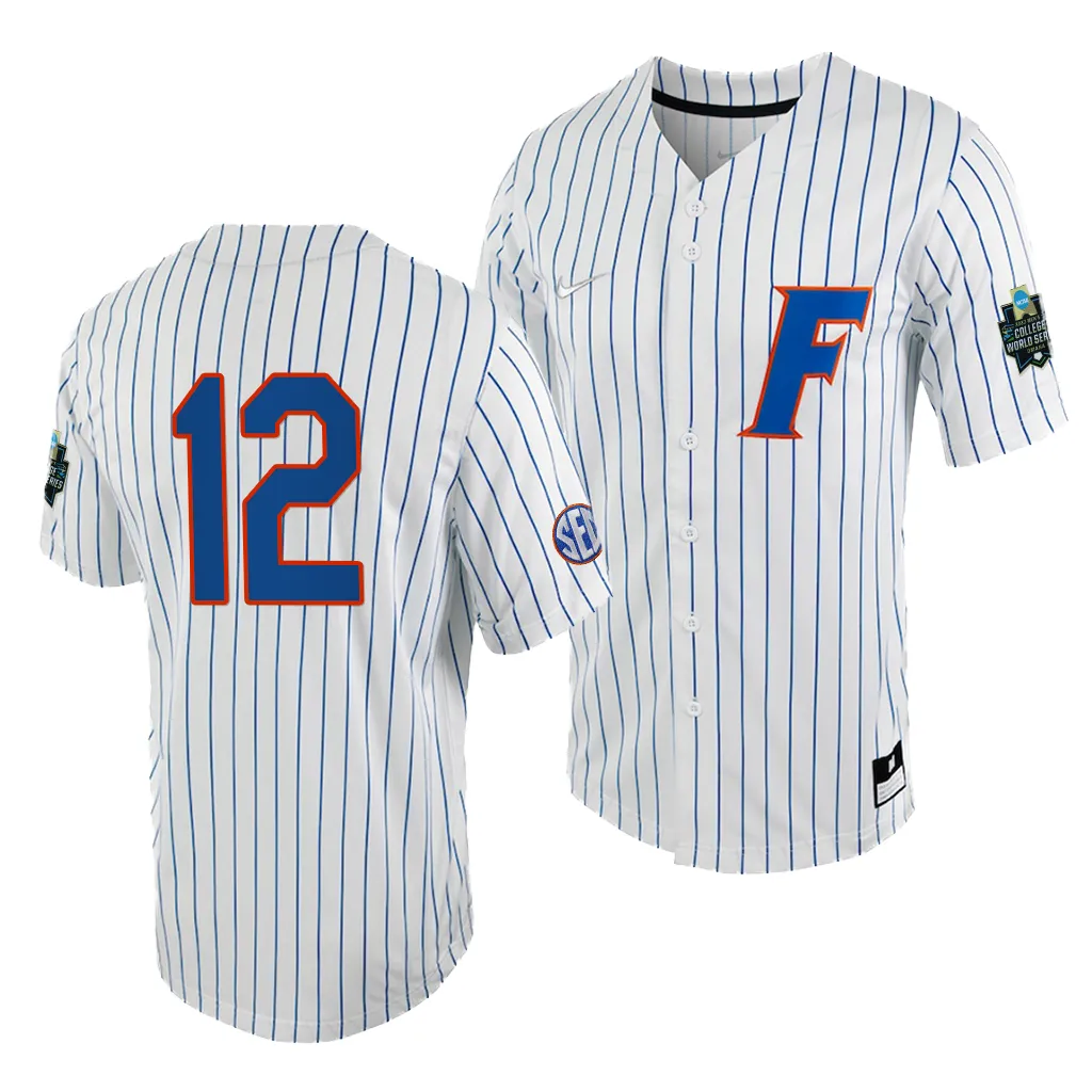 Hurston Waldrep Florida Gators #12 White Royal College World Series Jersey S6KNHGXV
