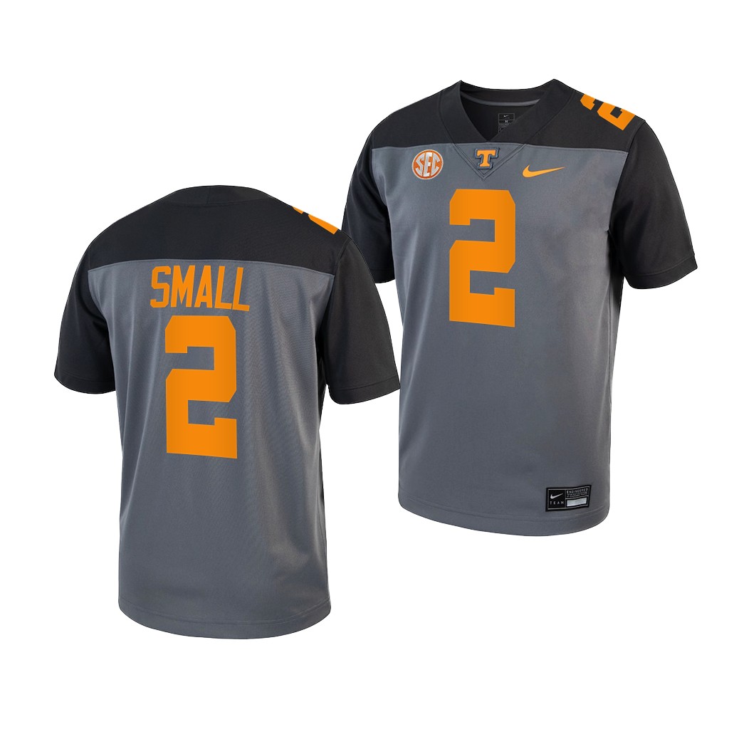Jabari Small Tennessee Volunteers Grey Smokey Grey Series Alternate Youth Jersey LW67LGXV