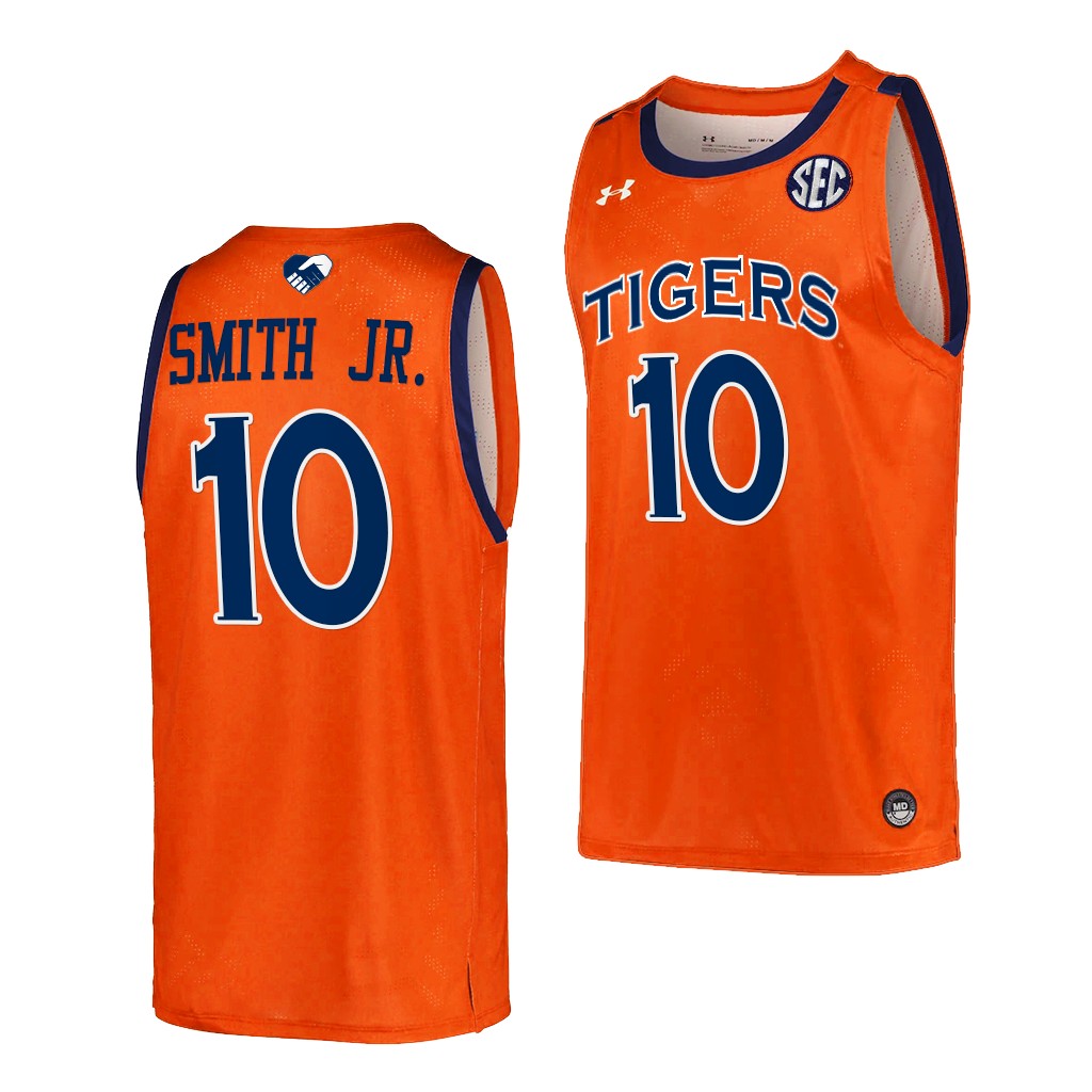 Jabari Smith Jr. #10 Auburn Tigers College Unite As One Orange Jersey DMMMNGXV