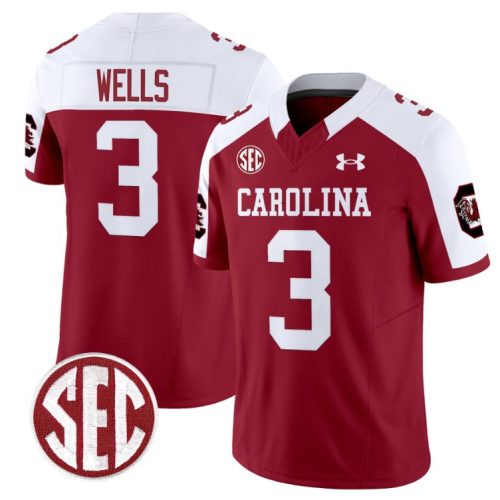 Juice Wells Jersey #3 South Carolina Gamecocks Football 1980 Throwback Vapor Garnet Alternate CHO2DGXV