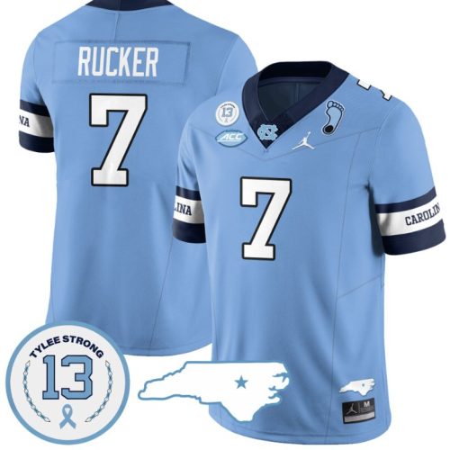 Kaimon Rucker Jersey #7 North Carolina Tar Heels Vapor College Football Stitched Alternate Blue 2A20HGXV