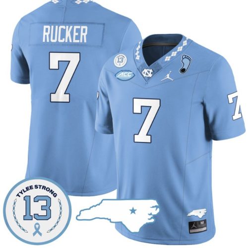 Kaimon Rucker Jersey #7 North Carolina Tar Heels Vapor College Football Stitched Blue WFB2HGXV