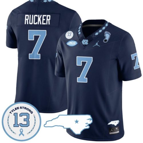 Kaimon Rucker Jersey #7 North Carolina Tar Heels Vapor College Football Stitched Navy O8MHUGXV
