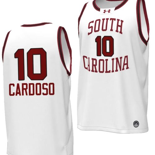Kamilla Cardoso Jersey #10 South Carolina Gamecocks Basketball Throwback White R5ITVGXV