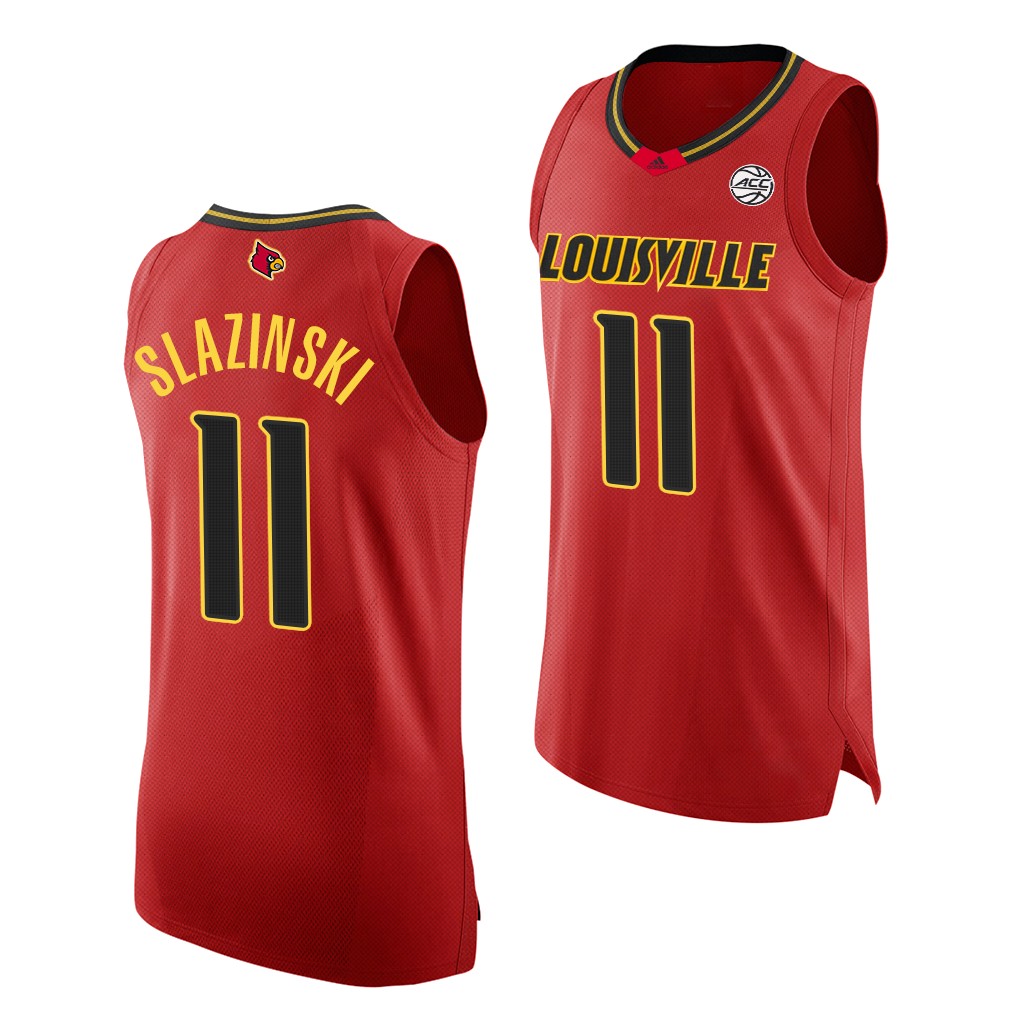 Louisville Cardinals Quinn Slazinski Red -21 College Jersey ZOY2OGXV