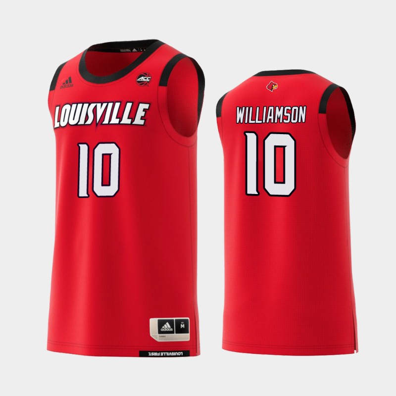 Louisville Cardinals Samuell Williamson Red College Jersey FXHBBGXV
