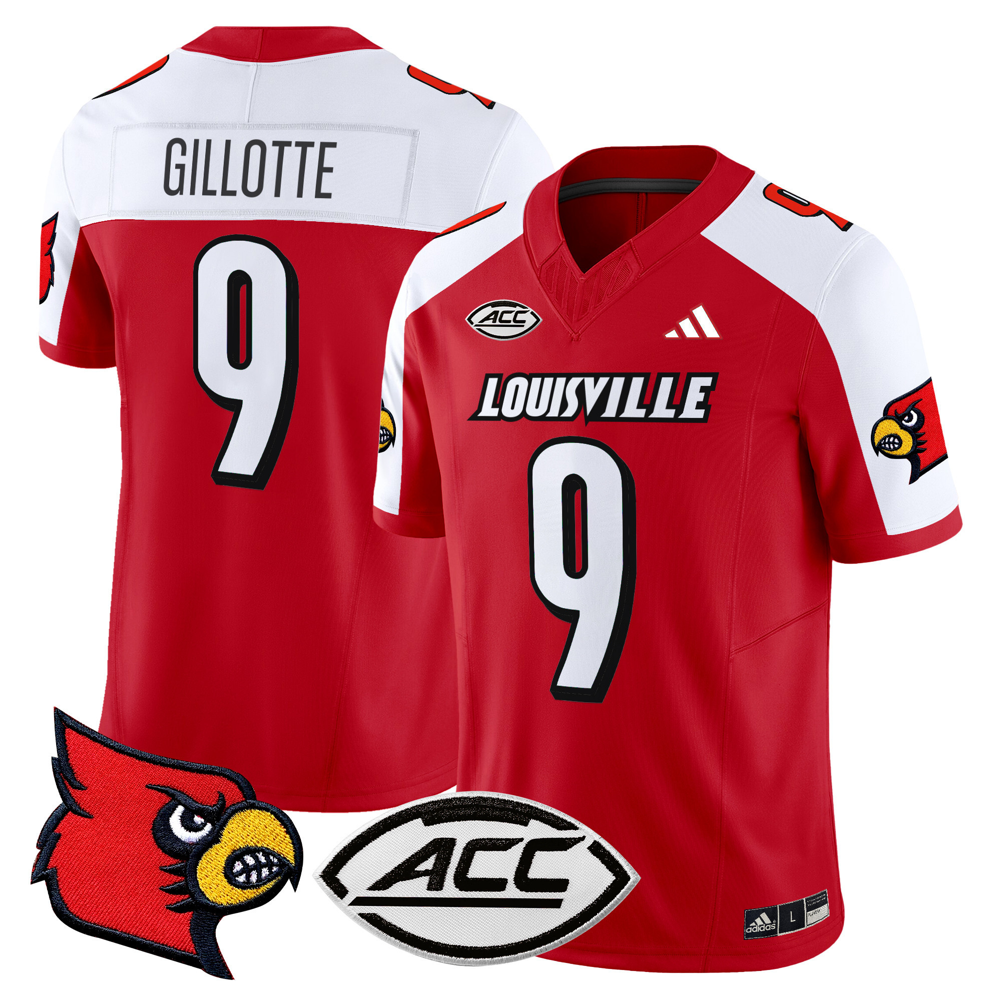 Louisville Cardinals Vapor Limited Jersey - All Stitched #6 3DECAGXV