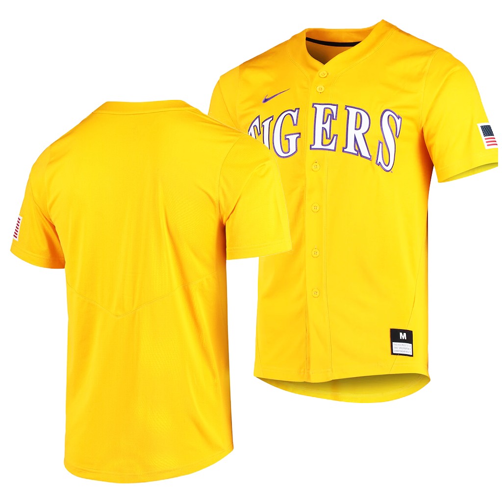 LSU Tigers Gold Vapor Untouchable Elite Custom Jersey College 3WIWSGXV