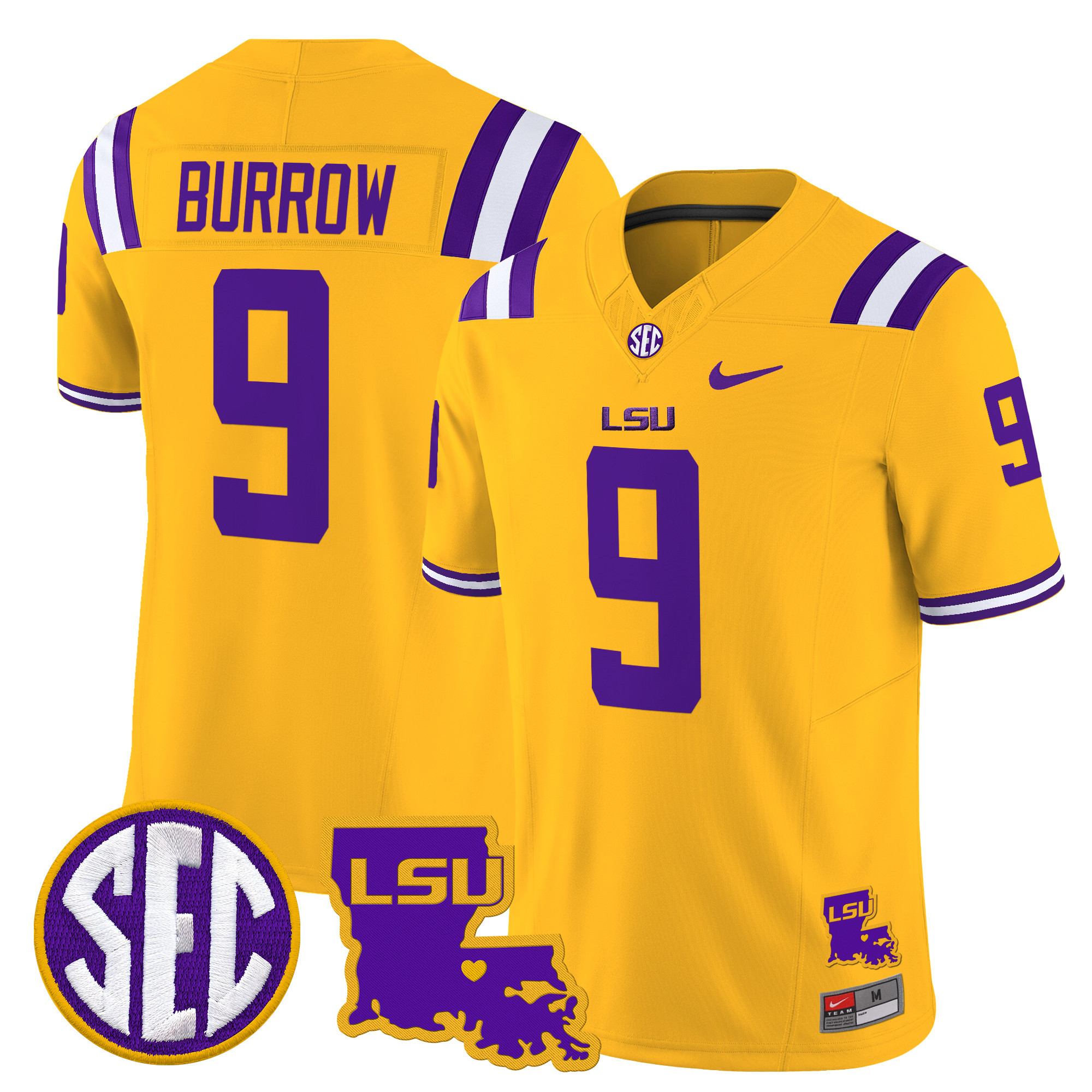 LSU Tigers Louisiana Patch Vapor Limited Jersey - All Stitched #29 GOEOXGXV