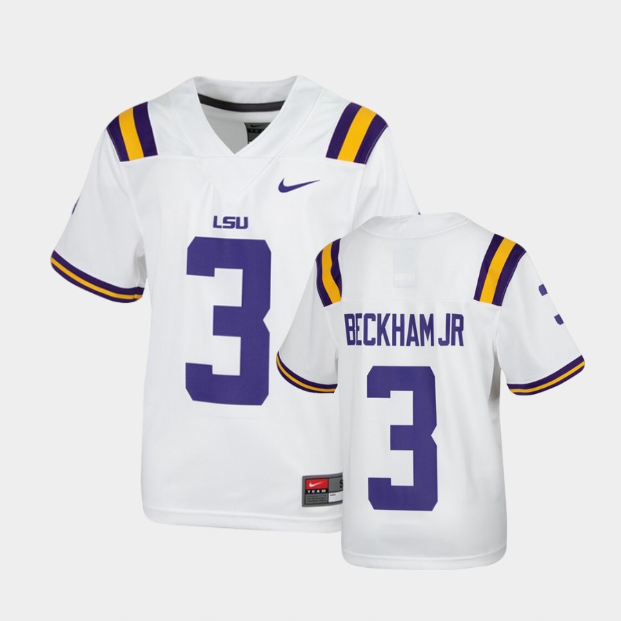 LSU Tigers Odell Beckham Jr. White Alumni Jersey JIBJ2GXV