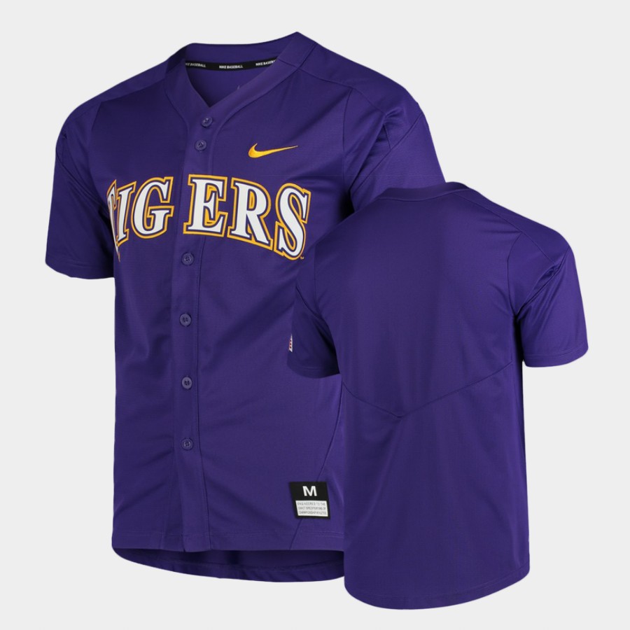 LSU Tigers Purple Vapor Untouchable Elite Full-Button Jersey K8SBTGXV