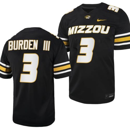 Luther Burden Jersey Missouri Tigers #3 College Football - Black IAP87GXV
