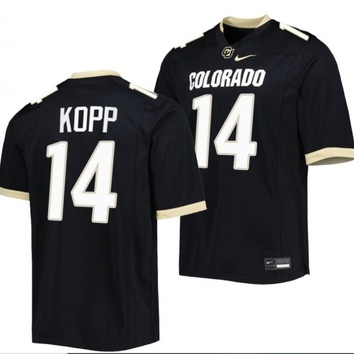 Maddox Kopp Jersey Colorado Buffaloes College Football Untouchable Black #14 BAXV0GXV