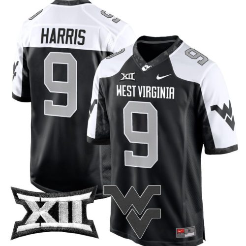 Major Harris Jersey #9 West Virginia Mountaineers Game Football Alternate 5QPQHGXV