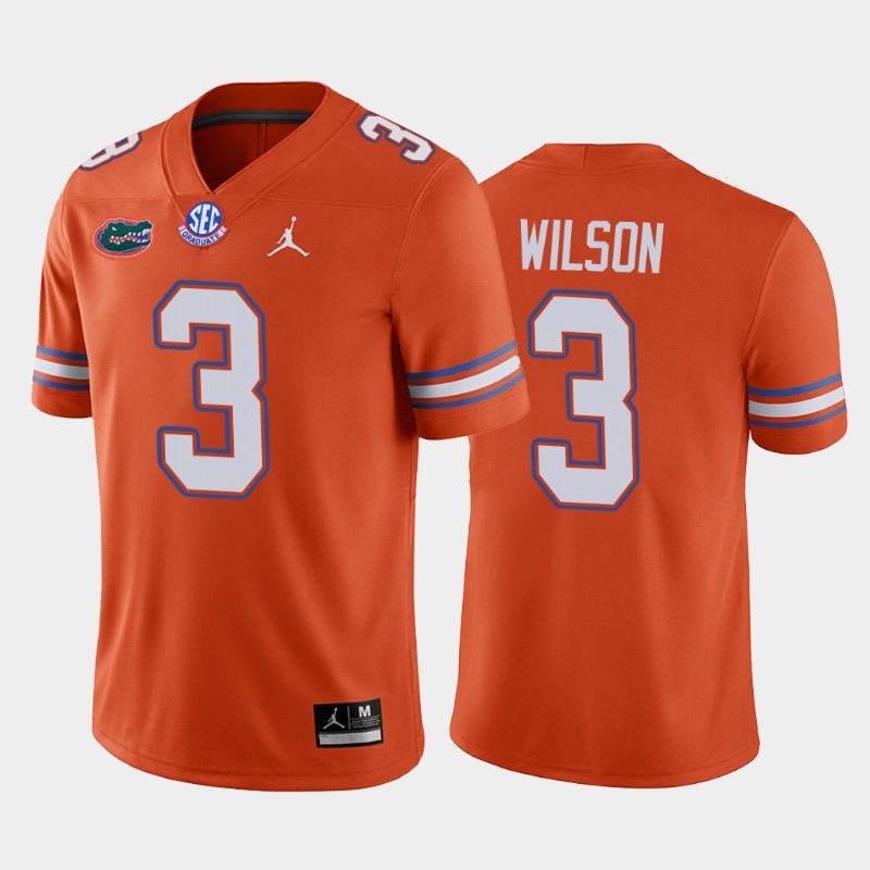 Marco Wilson #3 Florida Gators Alternate Game Orange Jersey College CPMBYGXV