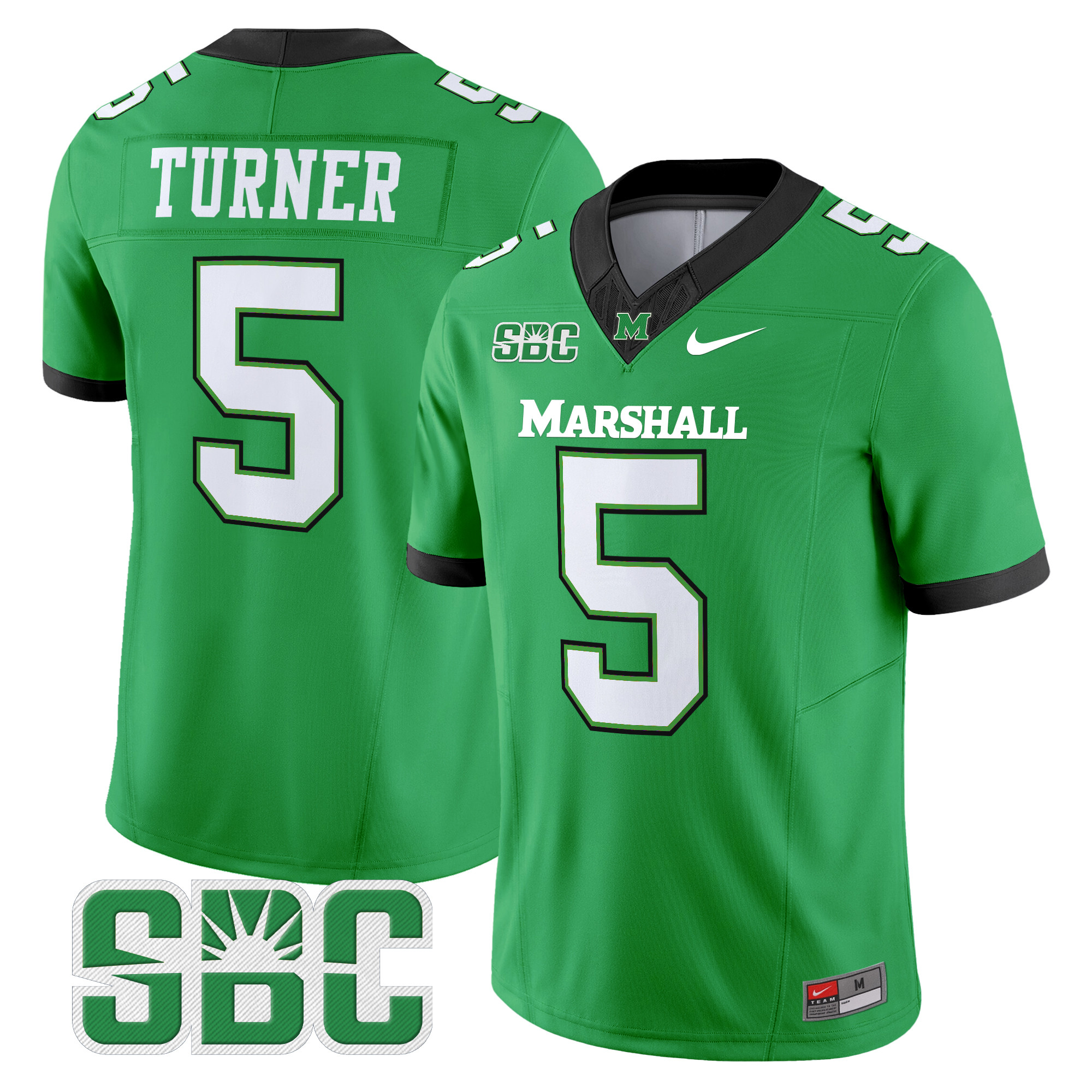 Marshall Thundering Herd Vapor Limited Jersey - All stitched #16 RTARCGXV
