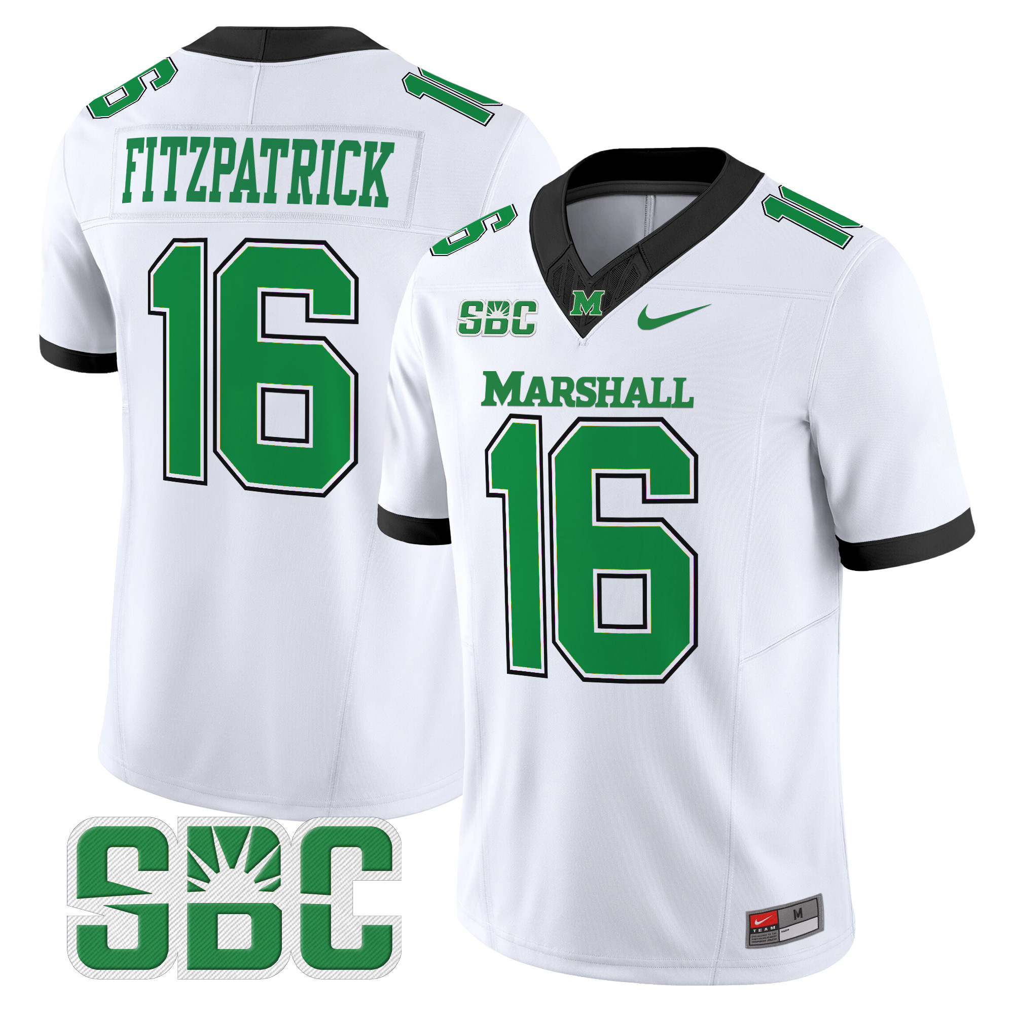 Marshall Thundering Herd Vapor Limited Jersey - All stitched #24 5E4XQGXV