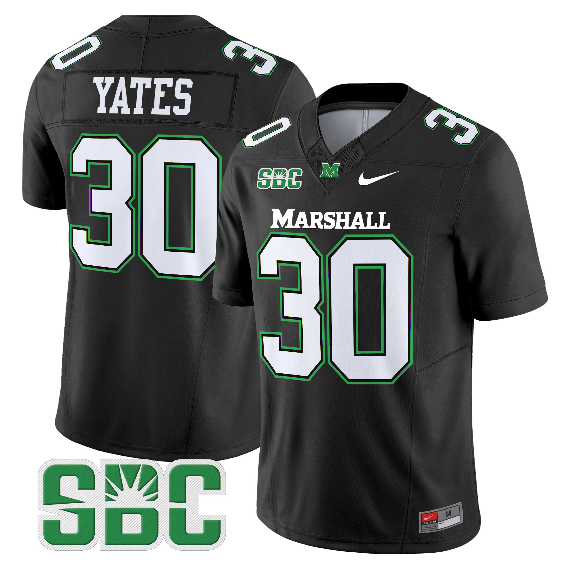 Marshall Thundering Herd Vapor Limited Jersey - All stitched #32 QAKEKGXV