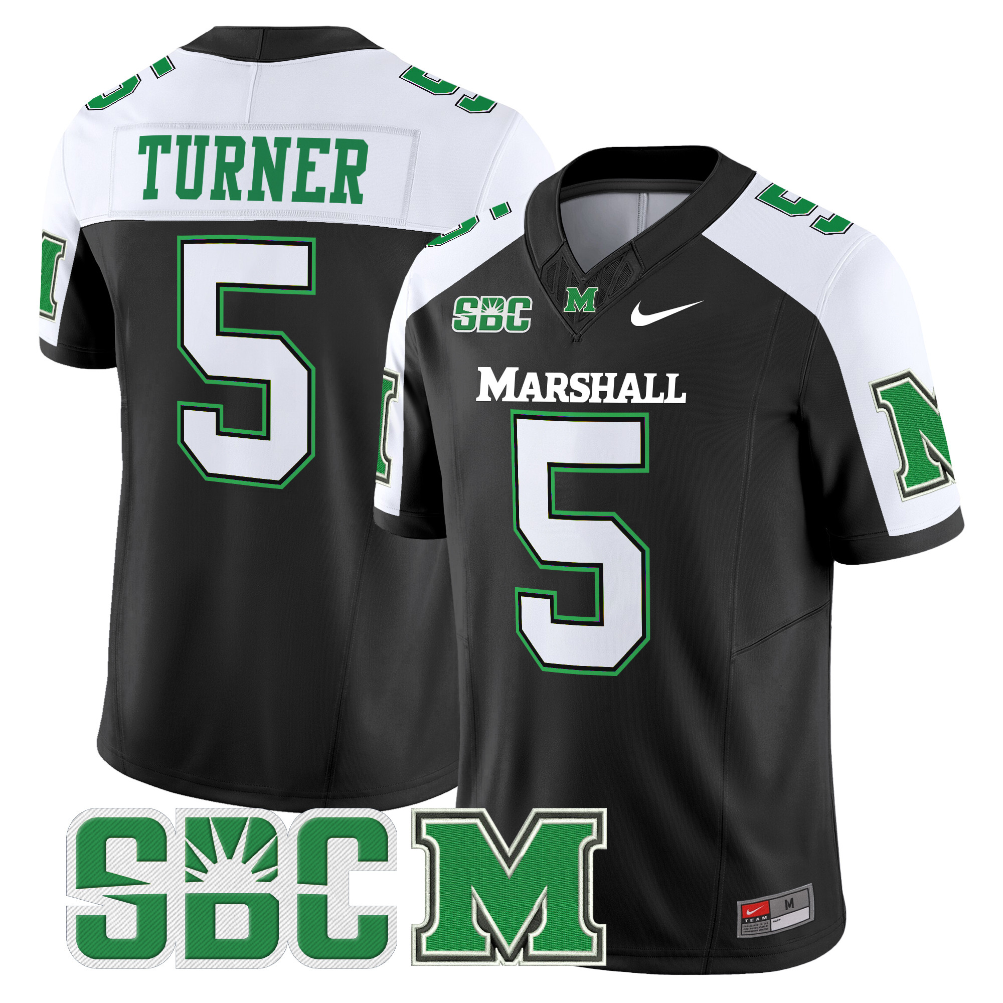 Marshall Thundering Herd Vapor Limited Jersey - All stitched #9 O2JGHGXV