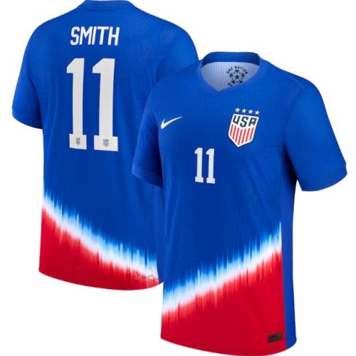 Mens Women and Youth #11 Sophia Smith Jersey USWNT Soccer Away Match Player Royal MDADGGXV