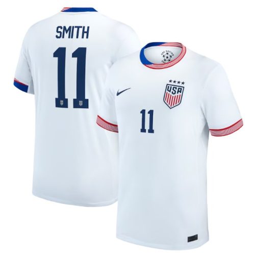 Mens Women and Youth #11 Sophia Smith Jersey USWNT Soccer Away Match Player White HZXVWGXV