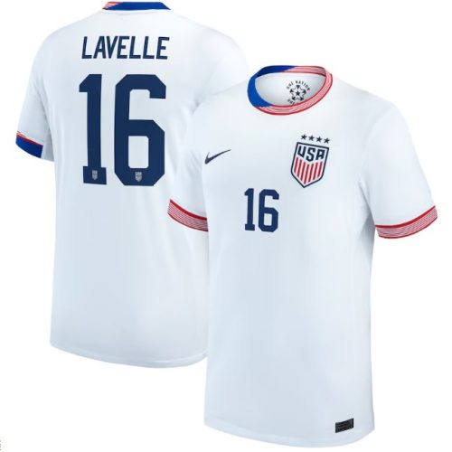 Mens Women and Youth #16 Rose Lavelle Jersey USWNT Soccer Away Stadium White CTNRVGXV