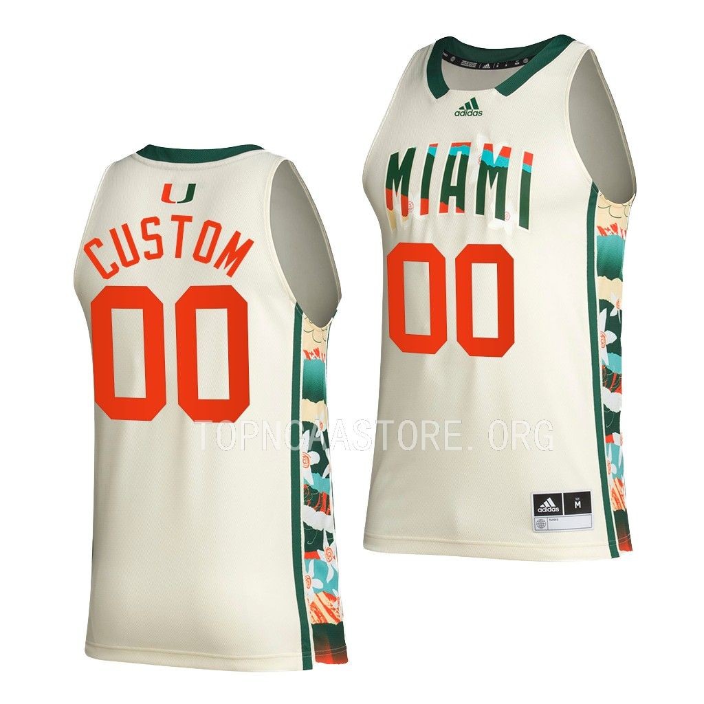Miami Hurricanes Custom BHE Honoring Black Excellence uniform White #00 Jersey PZJSOGXV