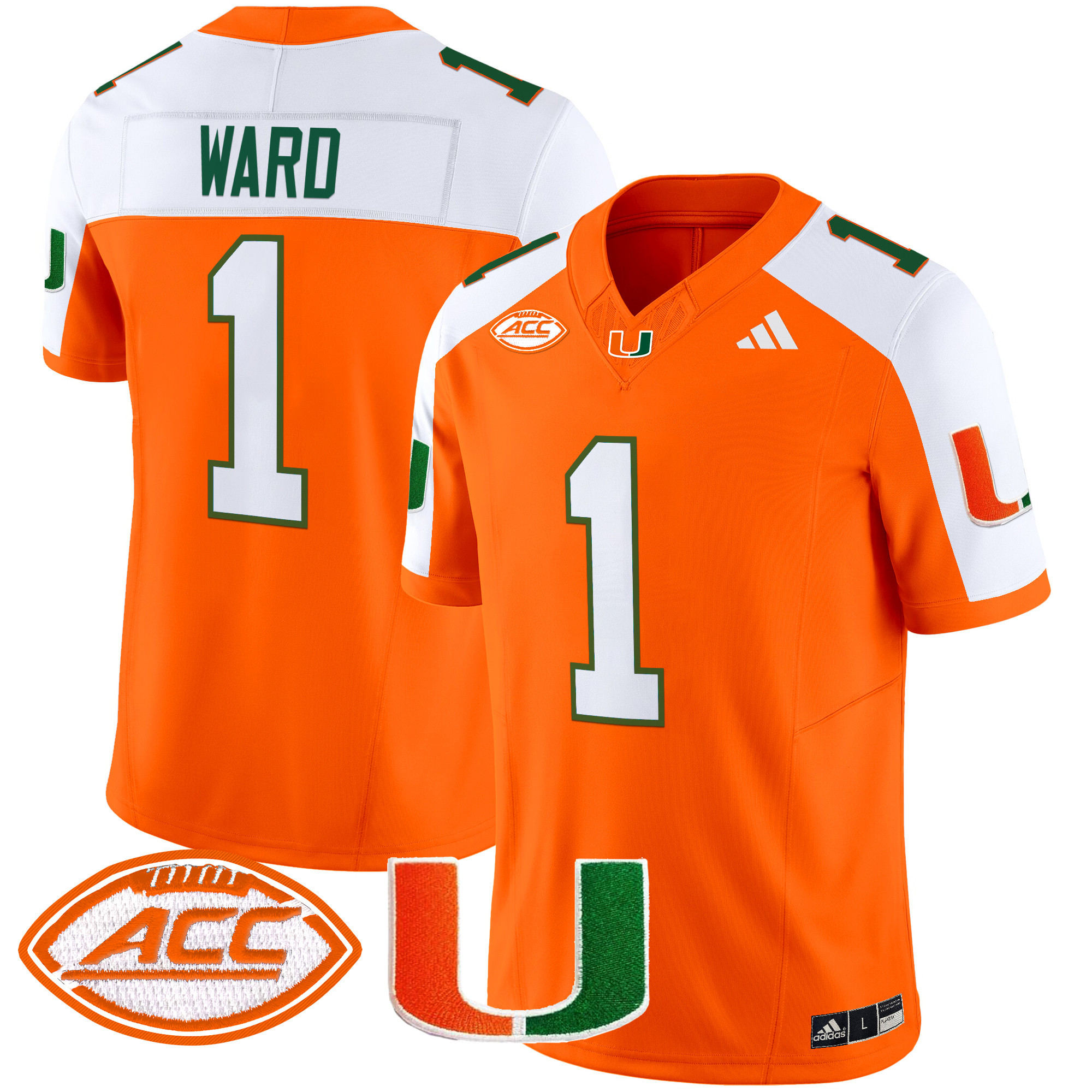 Miami Hurricanes Vapor Limited Jersey - All Stitched #1 G1KXUGXV