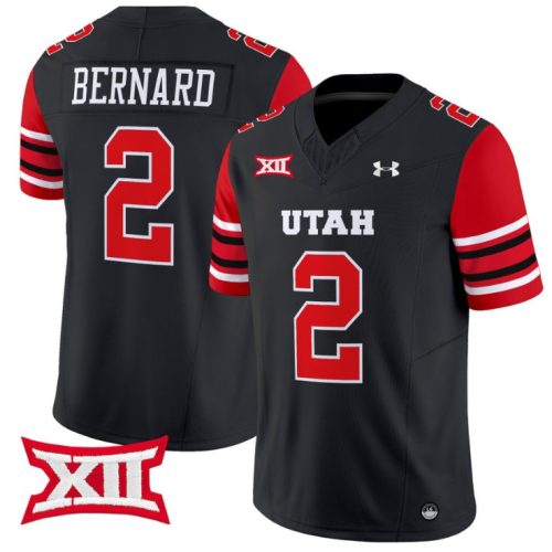 Micah Bernard Jersey #2 Utah Utes Vapor Limited College Football Stitched Black 9WXMFGXV