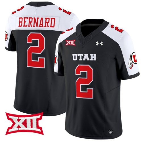 Micah Bernard Jersey #2 Utah Utes Vapor Limited College Football Stitched Black Alternate JPKLEGXV