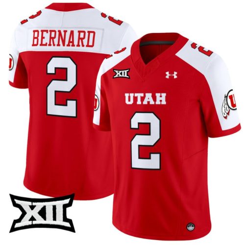 Micah Bernard Jersey #2 Utah Utes Vapor Limited College Football Stitched Red Alternate YGPOPGXV